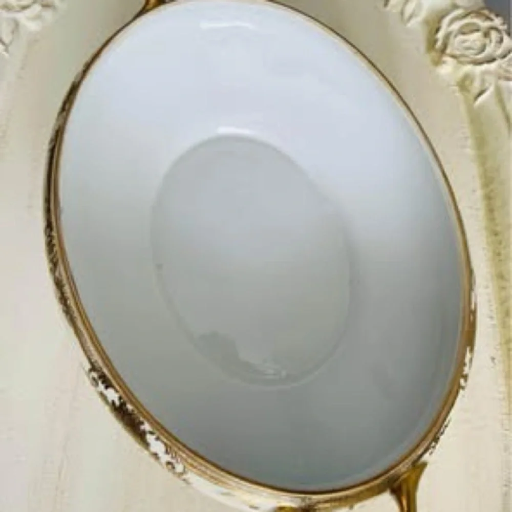 Noritake VINTAGE  Gold FLEURGOLD SERVING BOWL WITH LID NO. 37531